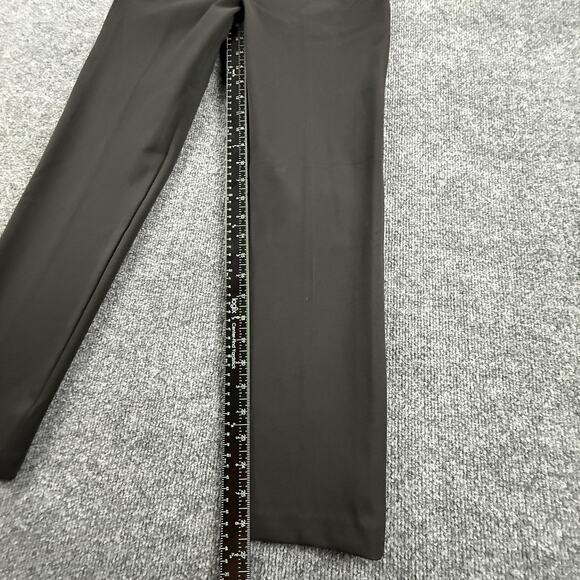 H&M Pants Womens 4 Black Slacks Regular Waist Ankle Length Elastic Conscious - Picture 8 of 14